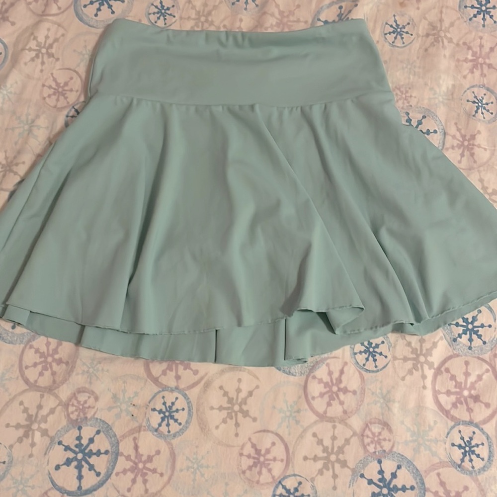 Cyan high rise tennis skirt